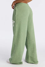Double The Intentions Washed Fleece Pant - Pink