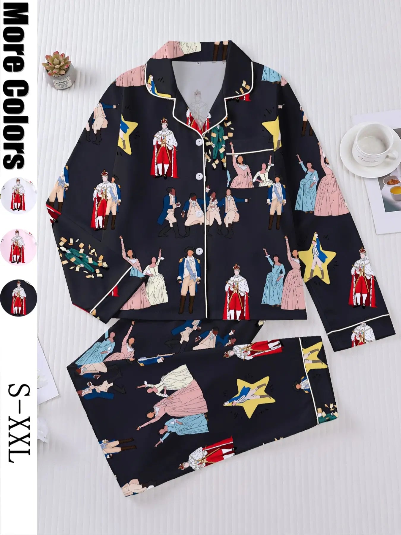 Hamilton Musical Print Women's Pajama Set