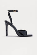 Gaige Patent Heels - Black