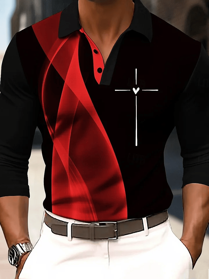 🔥Buy 3 Get 15% Off🔥Men's Love Cross Faith Print T-shirt