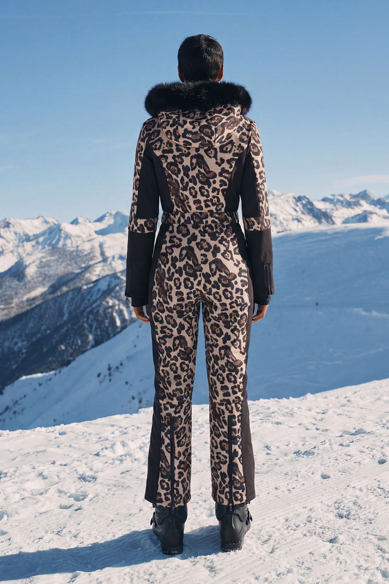 Blanket Of Snow Ski Jumpsuit - Black