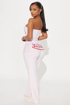 Von Dutch Velour Tube Top