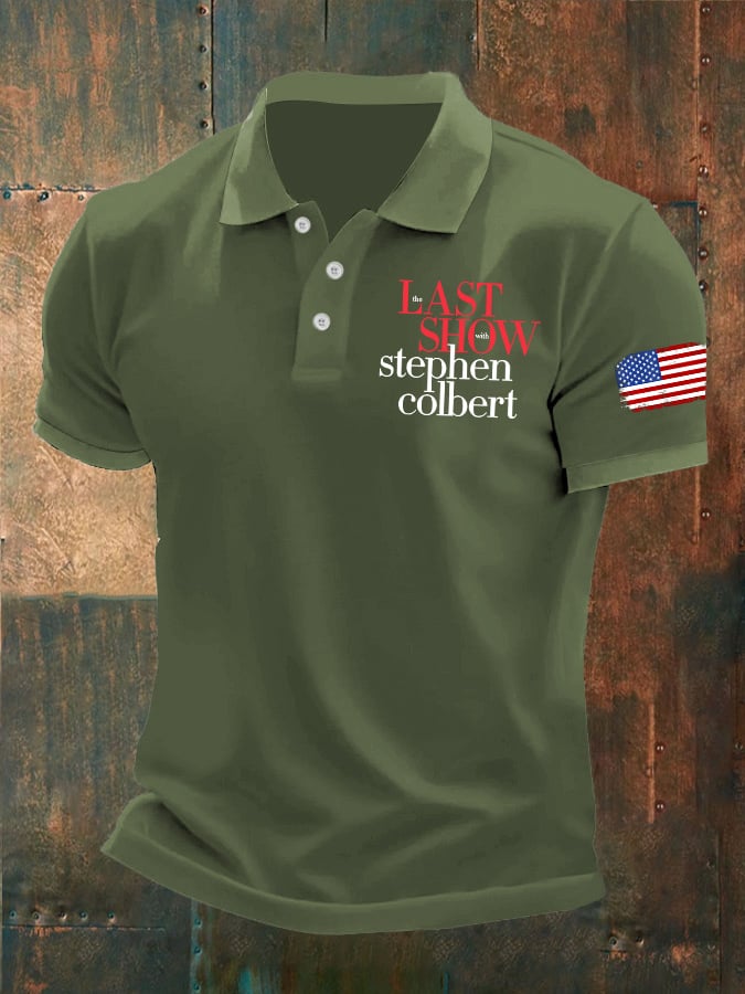 🔥Buy 3 Get 15% Off🔥Men's Last Show Printed Polo Shirt