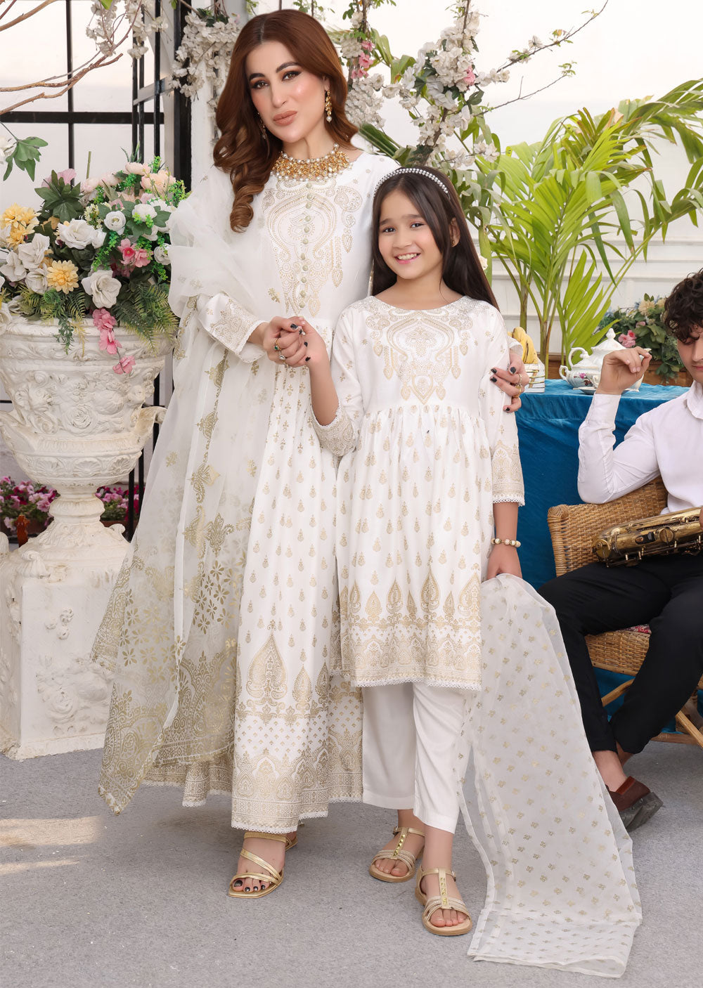 HK245 Gavinchi - Readymade Mother & Daughter Dress