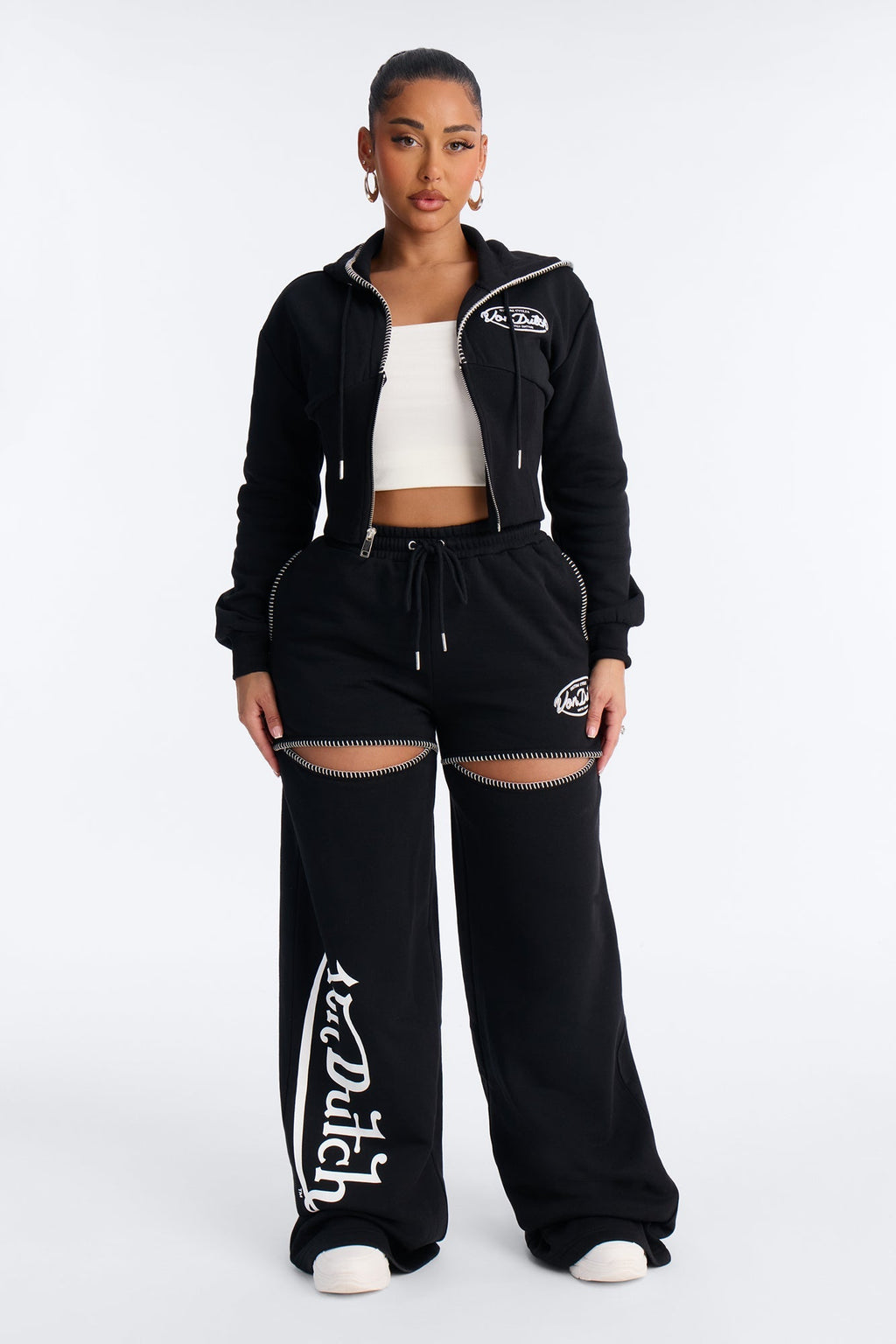 Von Dutch Washed Faded Heat Pants
