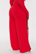 Von Dutch Favorite Fleece Wide Leg Pants
