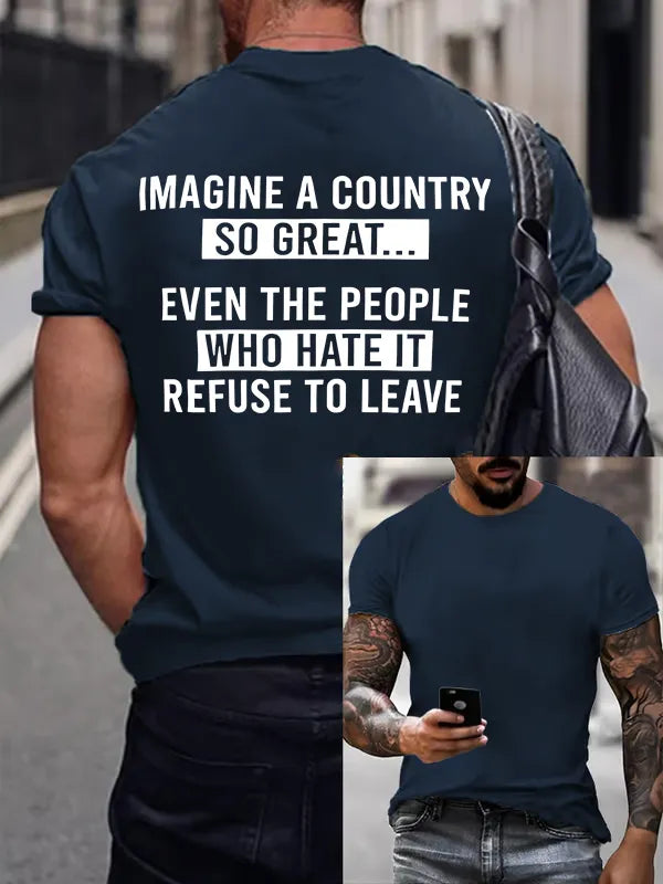 Men's IMAGINE A COUNTRY T-Shirt