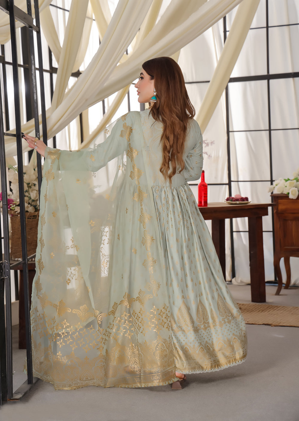 HK245 Gavinchi - Readymade Mother & Daughter Dress