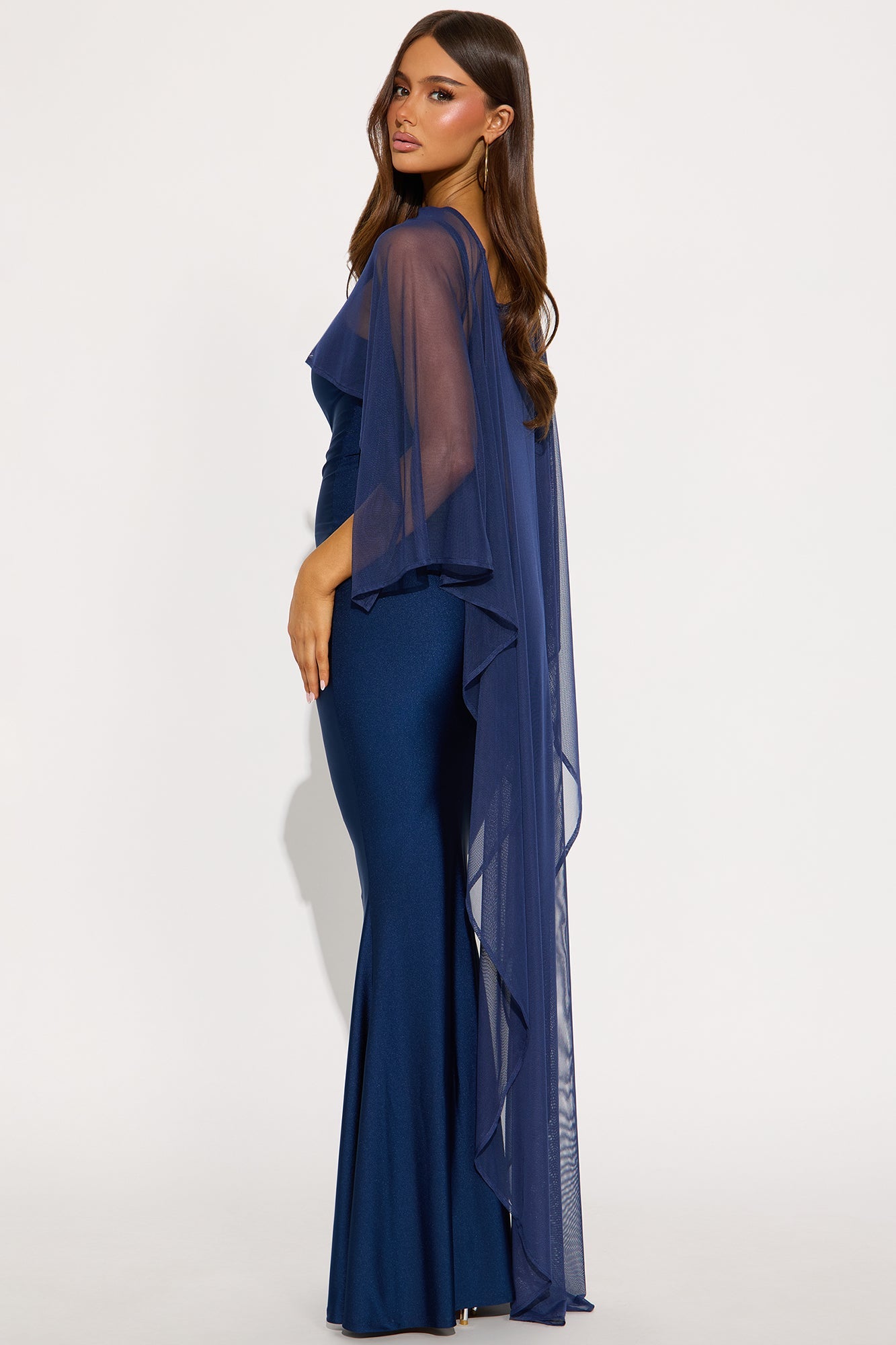 Staying True Satin Maxi Dress - Black