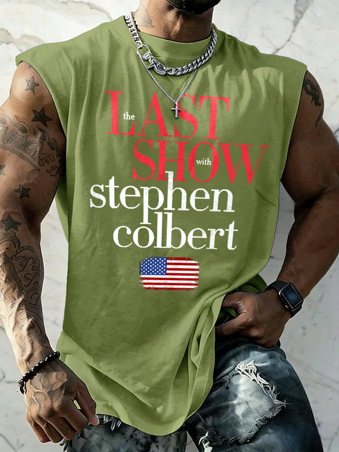 🔥Buy 3 Get 15% Off🔥Retro Men's Last Show Print Tops Tank