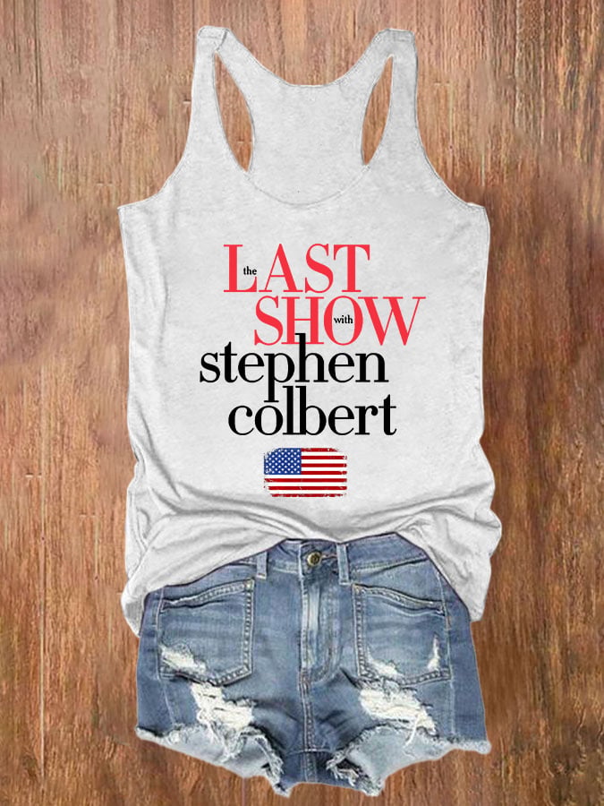 🔥Buy 3 Get 15% Off🔥Retro Last Show Print Tank Top