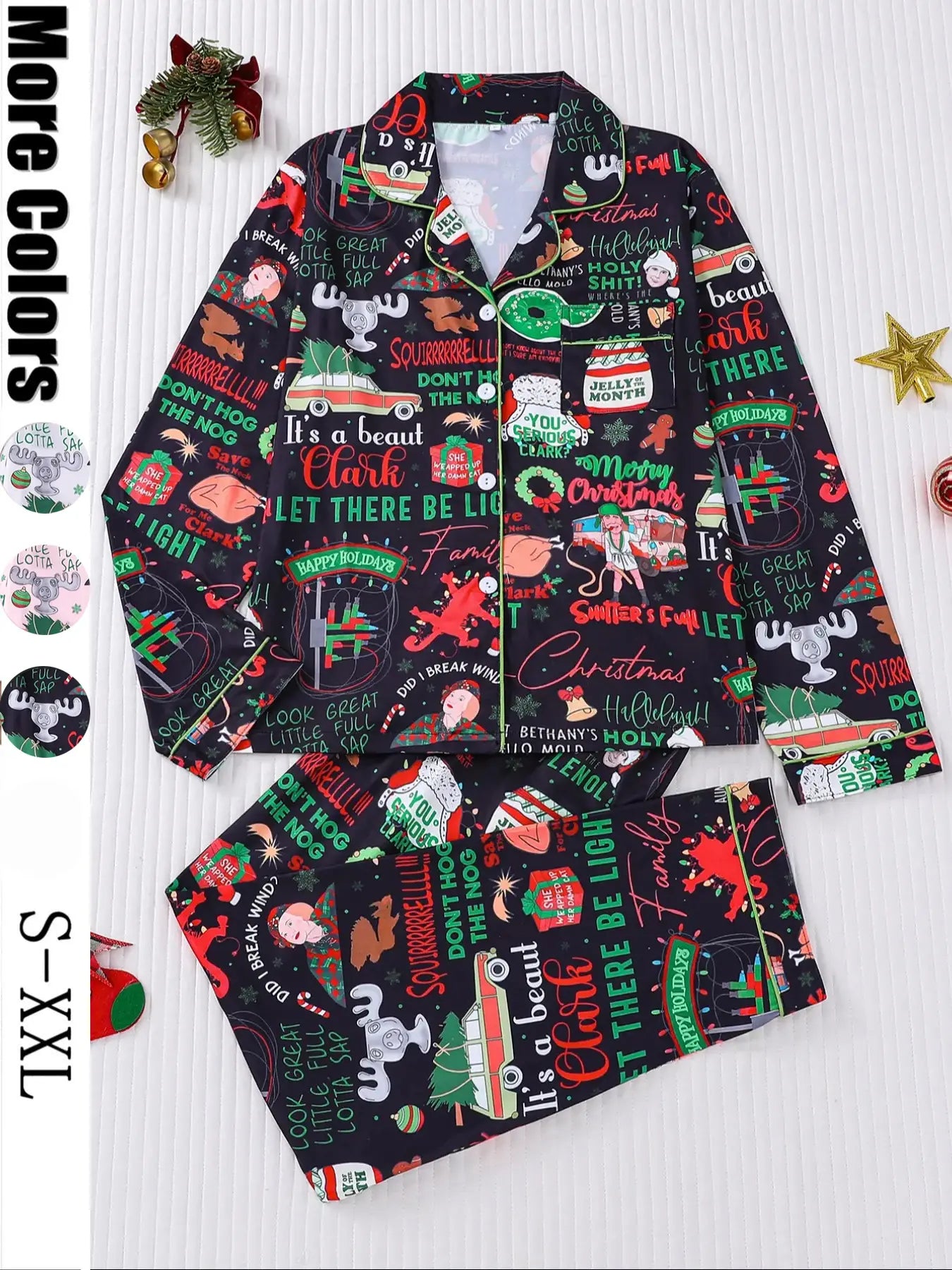 [Christmas Pajamas]It's A Beaut Clark Christmas Women's Set