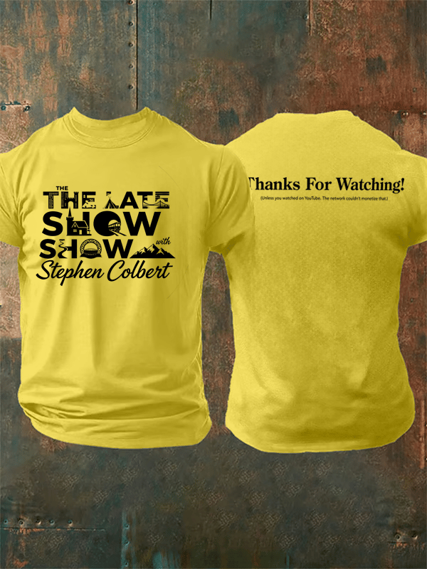 🔥Buy 3 Get 15% Off🔥Men's Retro Last Show Print T-Shirt
