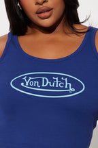 Von Dutch Ribbed Tank Top