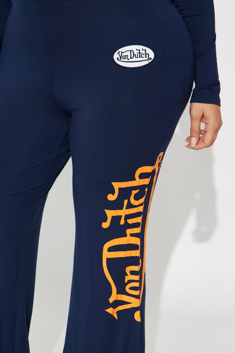 Von Dutch Babe Flare Leg Jumpsuit