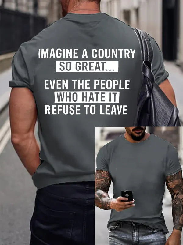 Men's IMAGINE A COUNTRY T-Shirt