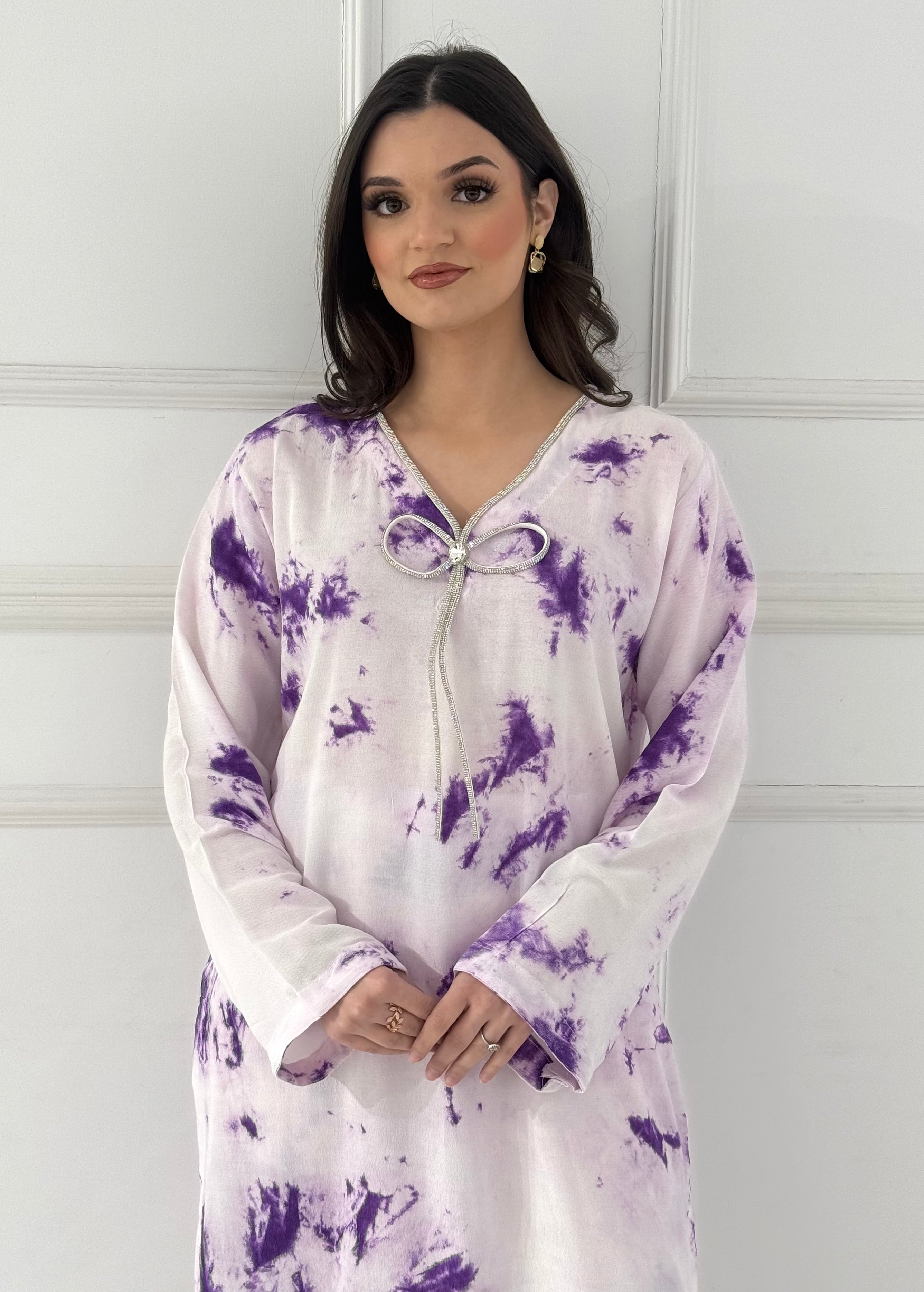 RBY-137- Tye & Dye Crepe 2 Piece Co-ord