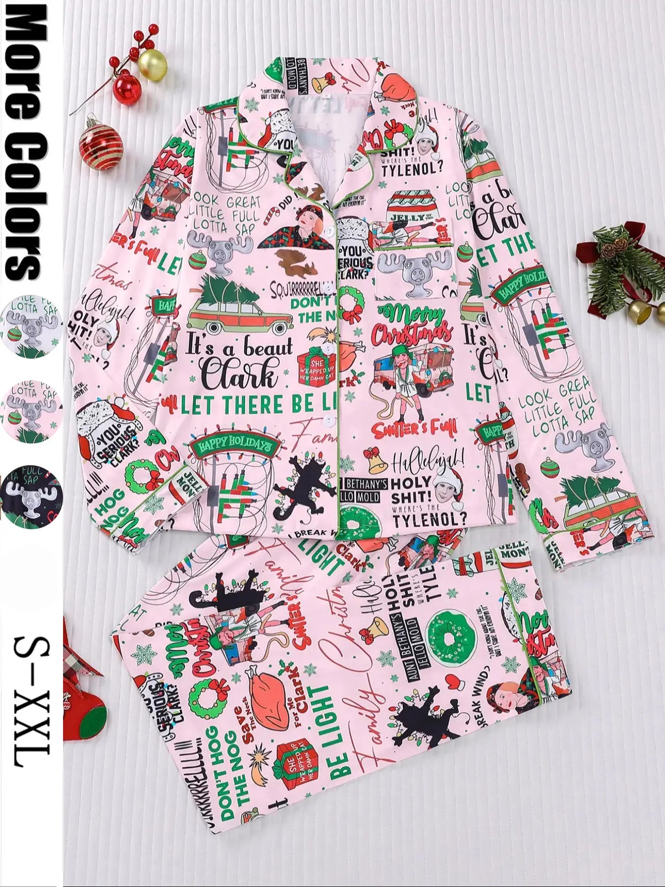 [Christmas Pajamas]It's A Beaut Clark Christmas Women's Set