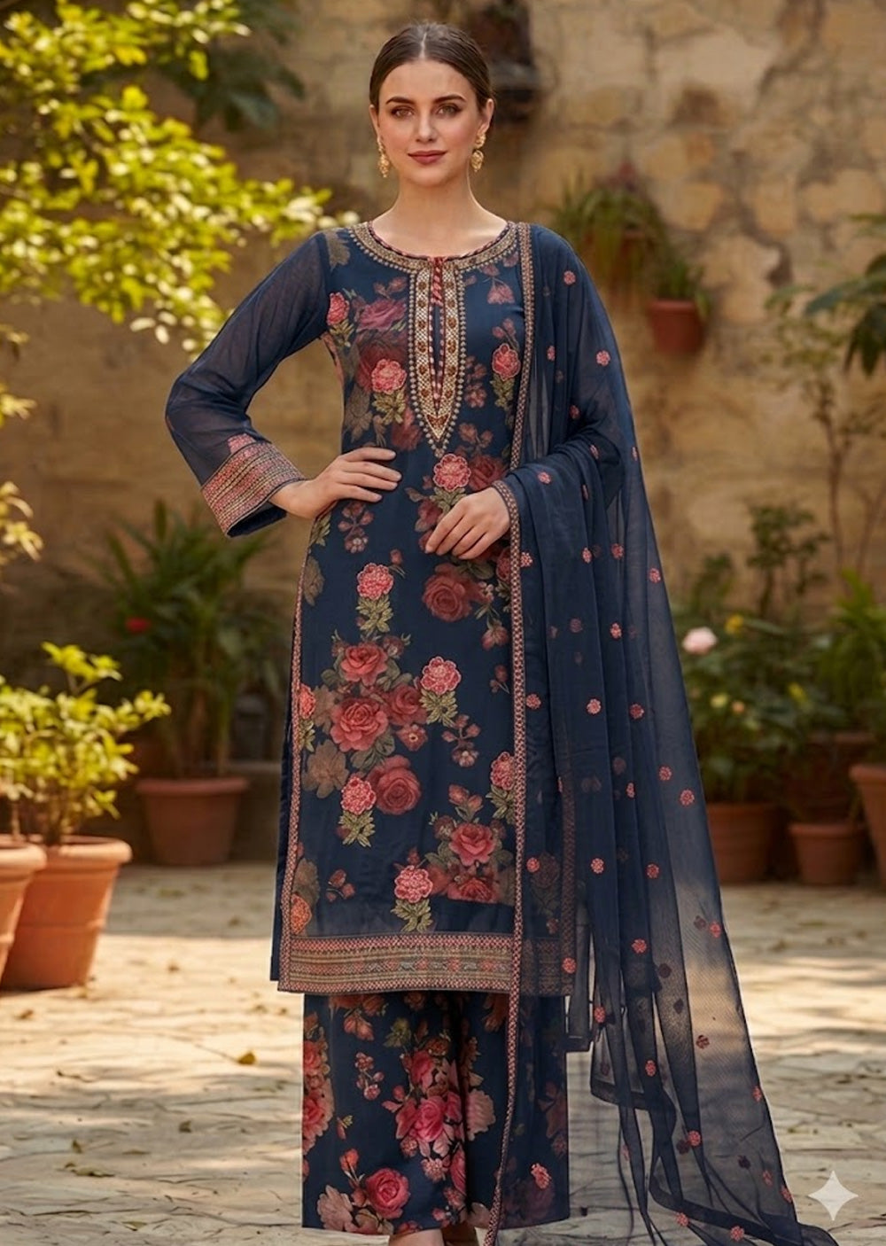 SFSH-13 - Readymade - Chiffon Net Outfit 2026