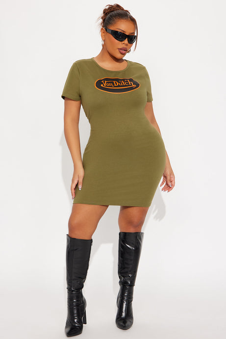 Von Dutch Patch Mini Dress