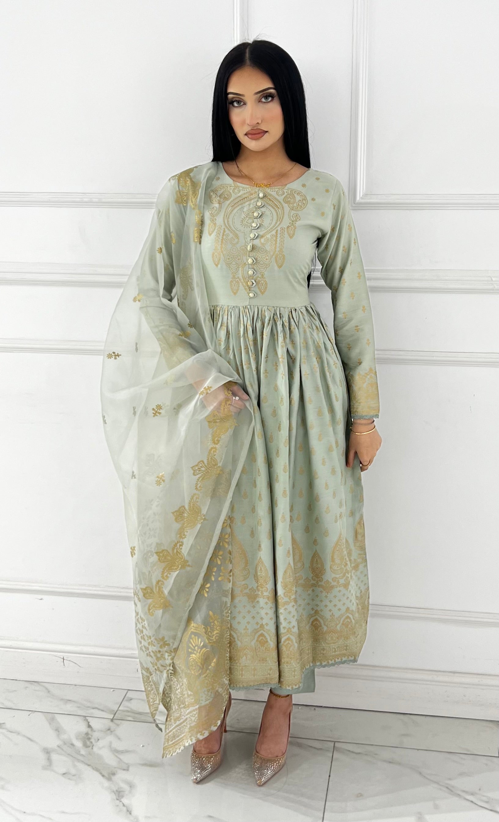 HK245 Gavinchi - Readymade Mother & Daughter Dress