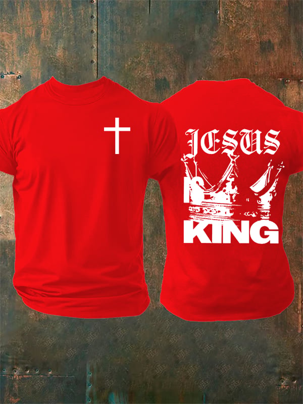 Men's  Jesus Is King Christian  T-Shirt