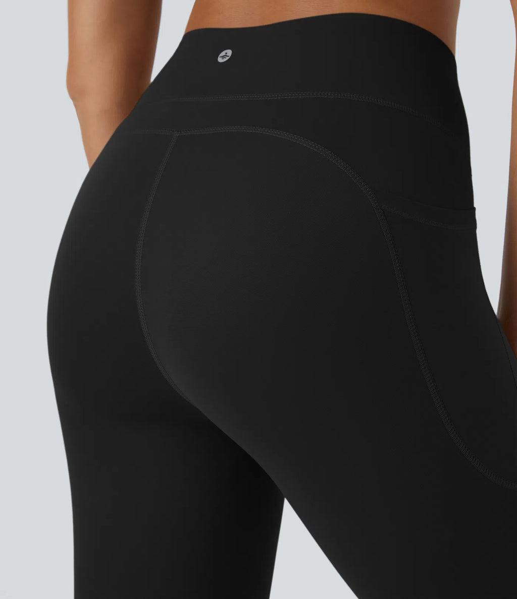 UltraSculptTM High Waisted Tummy Control Pocket Training Leggings