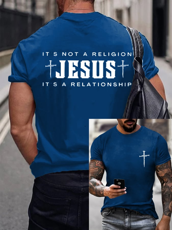 🔥Buy 3 Get 15% Off🔥Men's Faith  Printed Casual T-Shirt