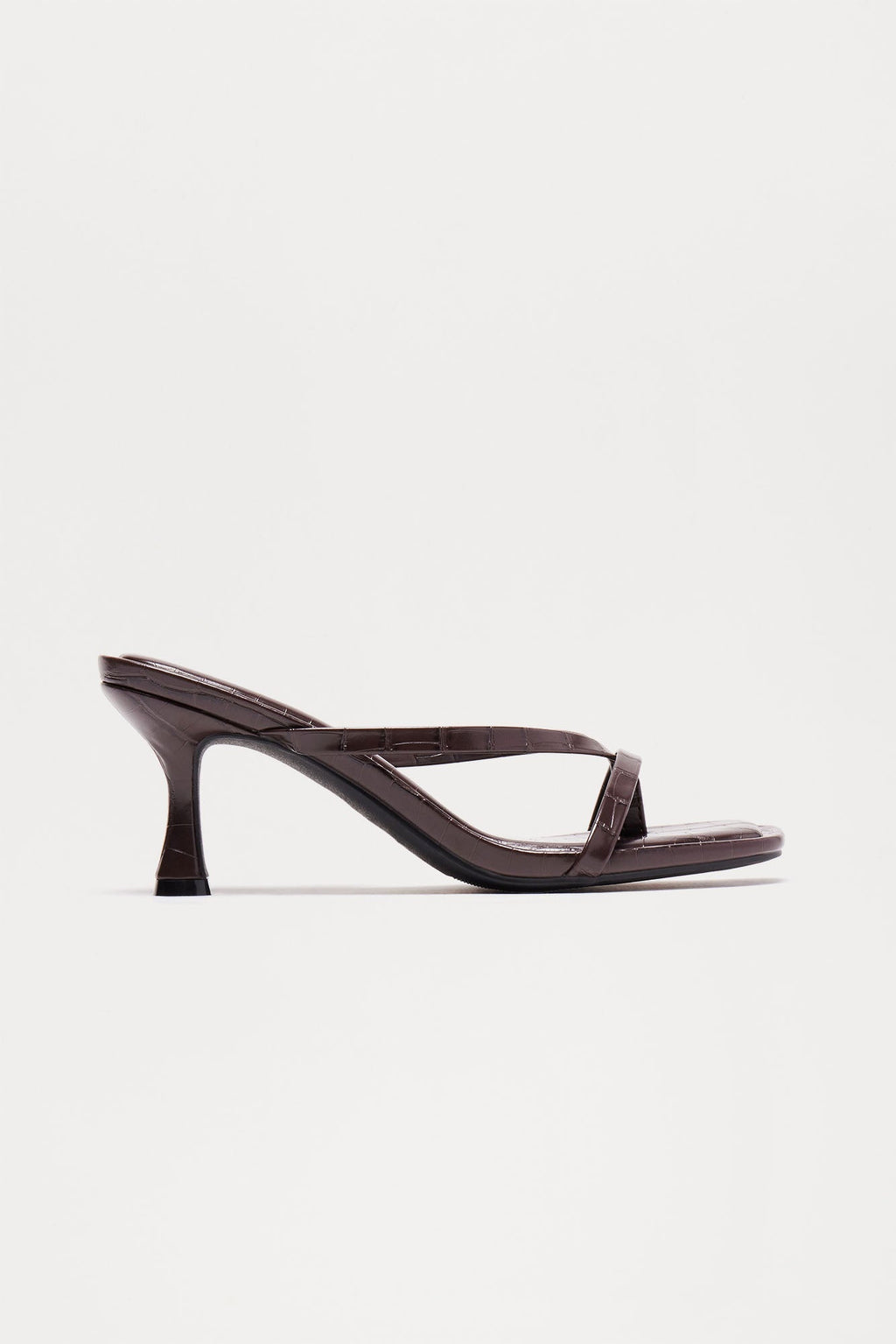 Panama Thong Mules - Black/Black