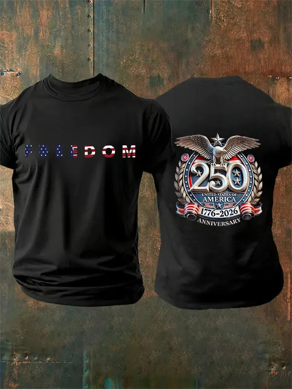 Men's  FREEDOM Print T-Shirt