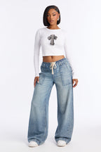Ocean Ave Featherweight Jeans - Vintage Wash