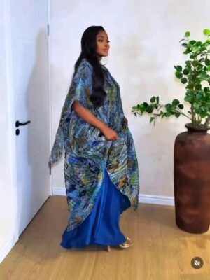 Two-Piece Set Plated Floral