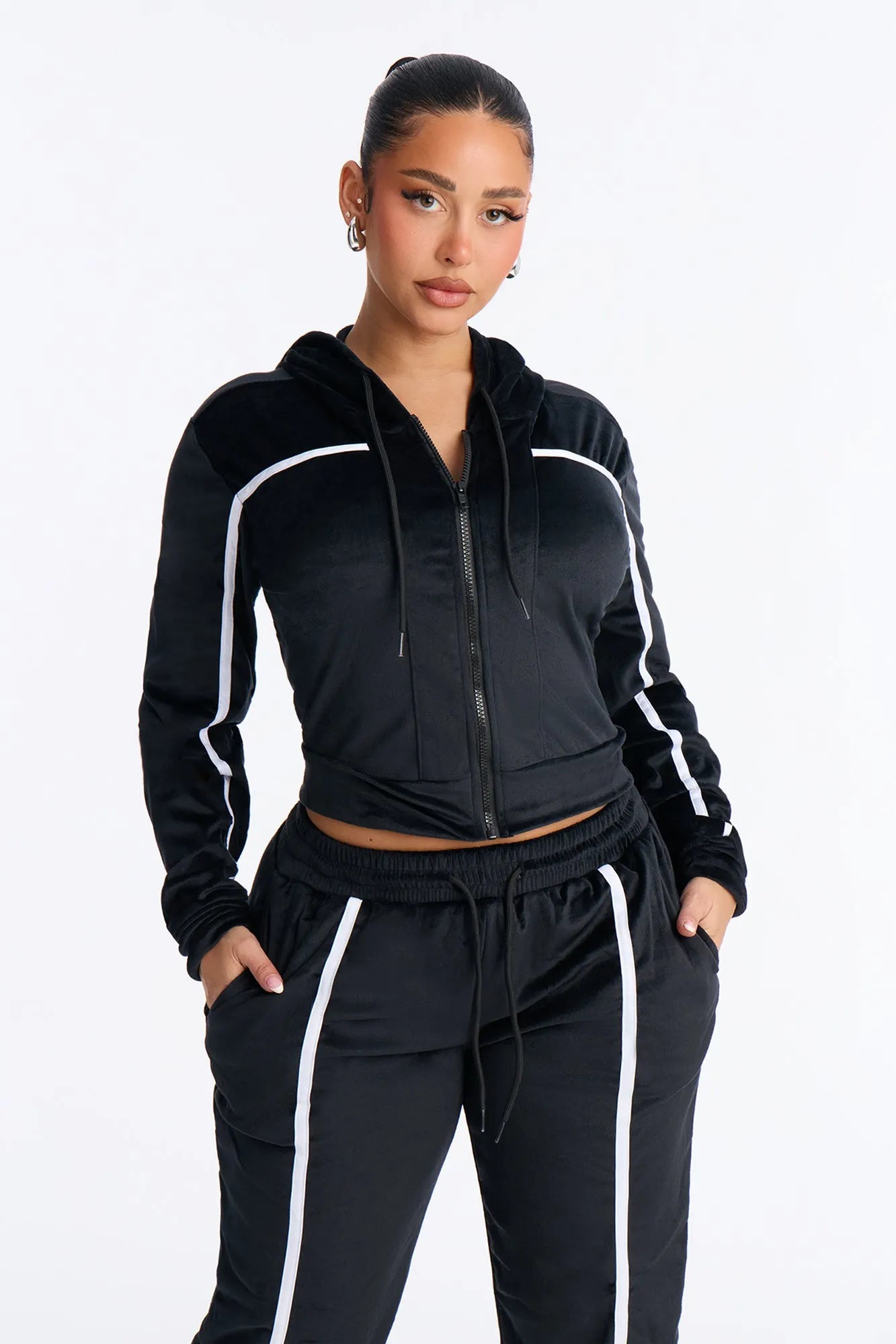 Basic Baddie Jogger Pant Set - Black