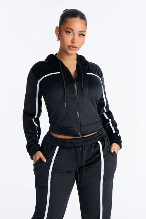 Basic Baddie Jogger Pant Set - Black