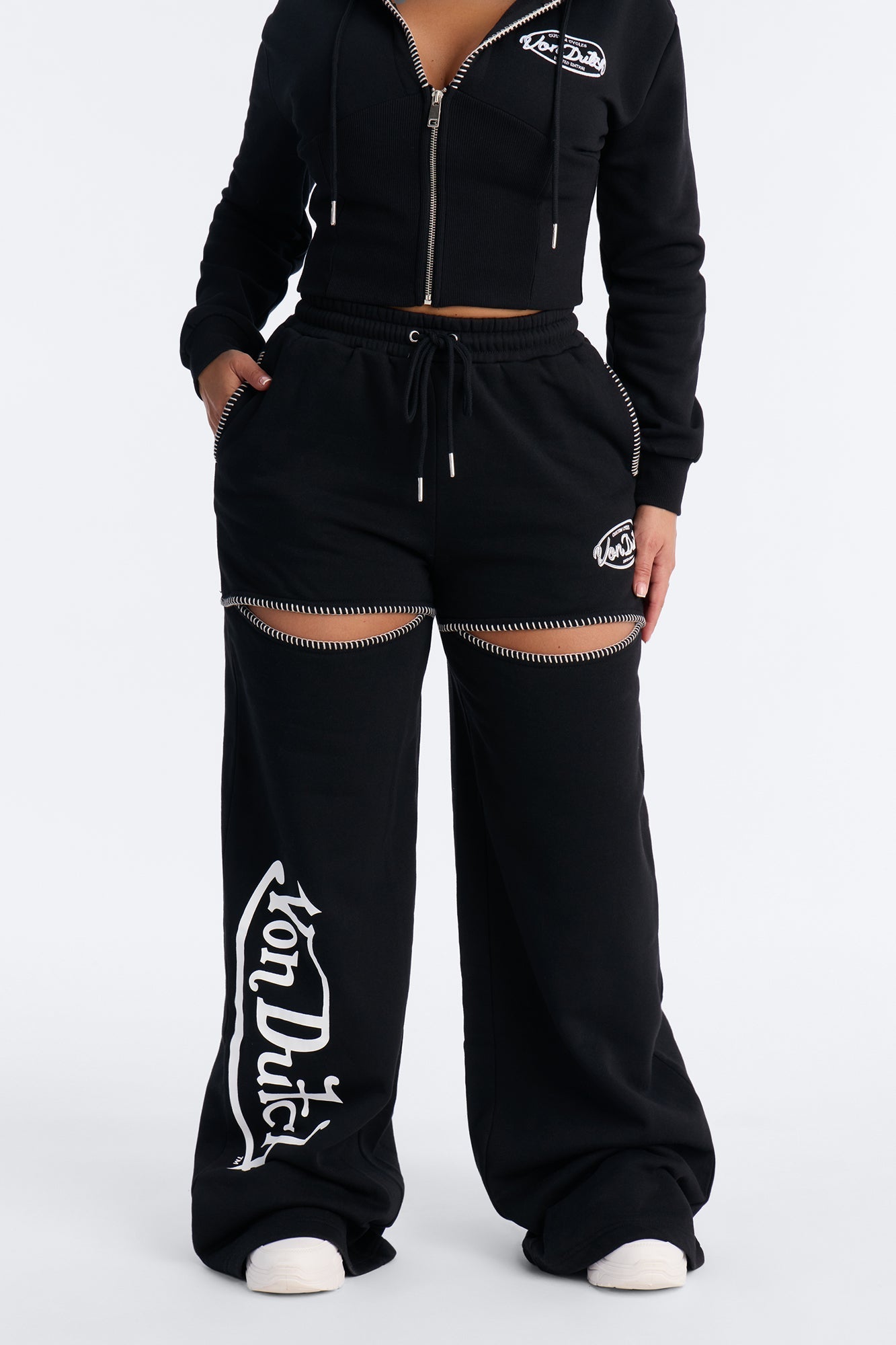 Von Dutch Washed Faded Heat Pants