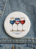 Unisex 250 Years Anniversary Pin Button
