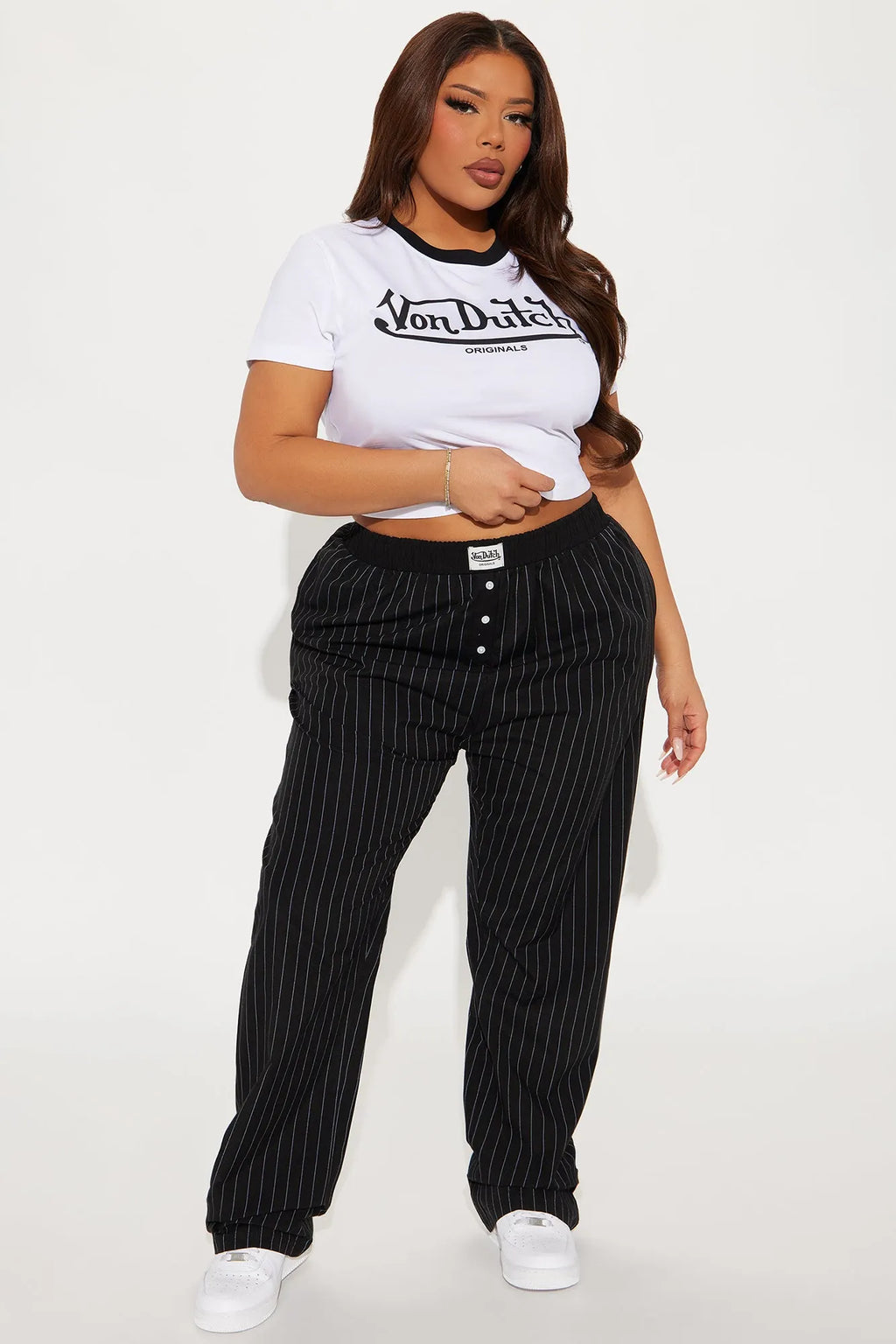 Von Dutch Short Sleeve PJ Boxer Pant Set