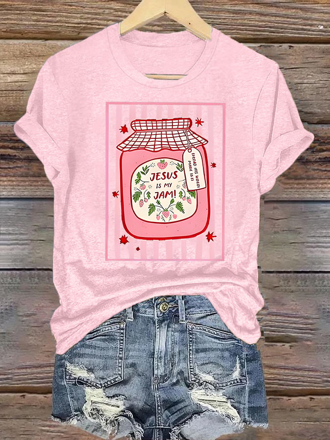 Women's JESUS IS MY JAM Print T-Shirt