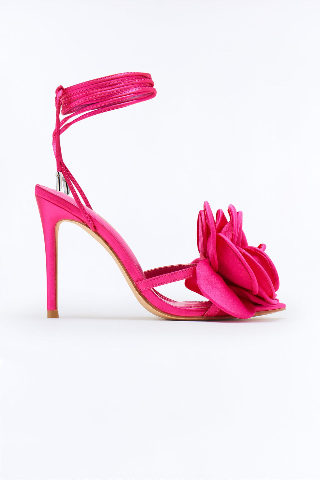 Love Is Blooming Heeled Sandals - Black
