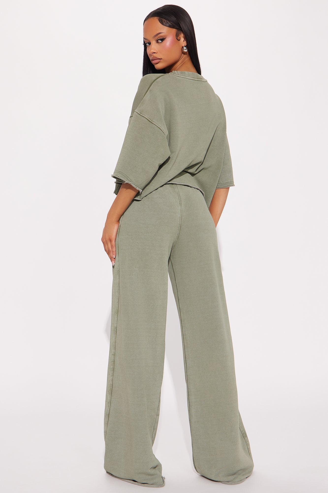 Strollin' Around Pant Set - Charcoal