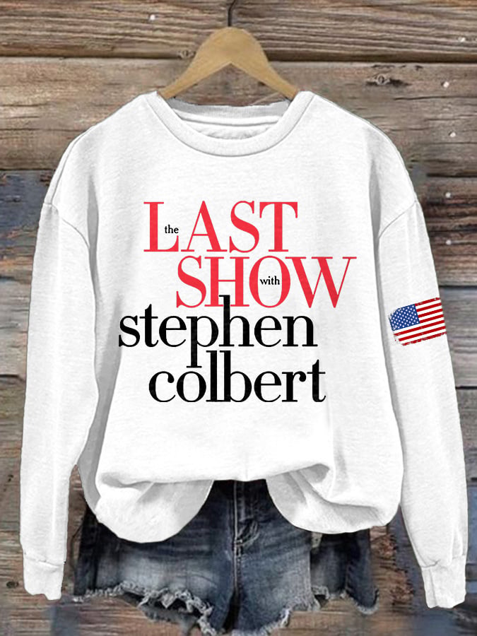 🔥Buy 3 Get 15% Off🔥Retro Last Show Print Sweatshirt