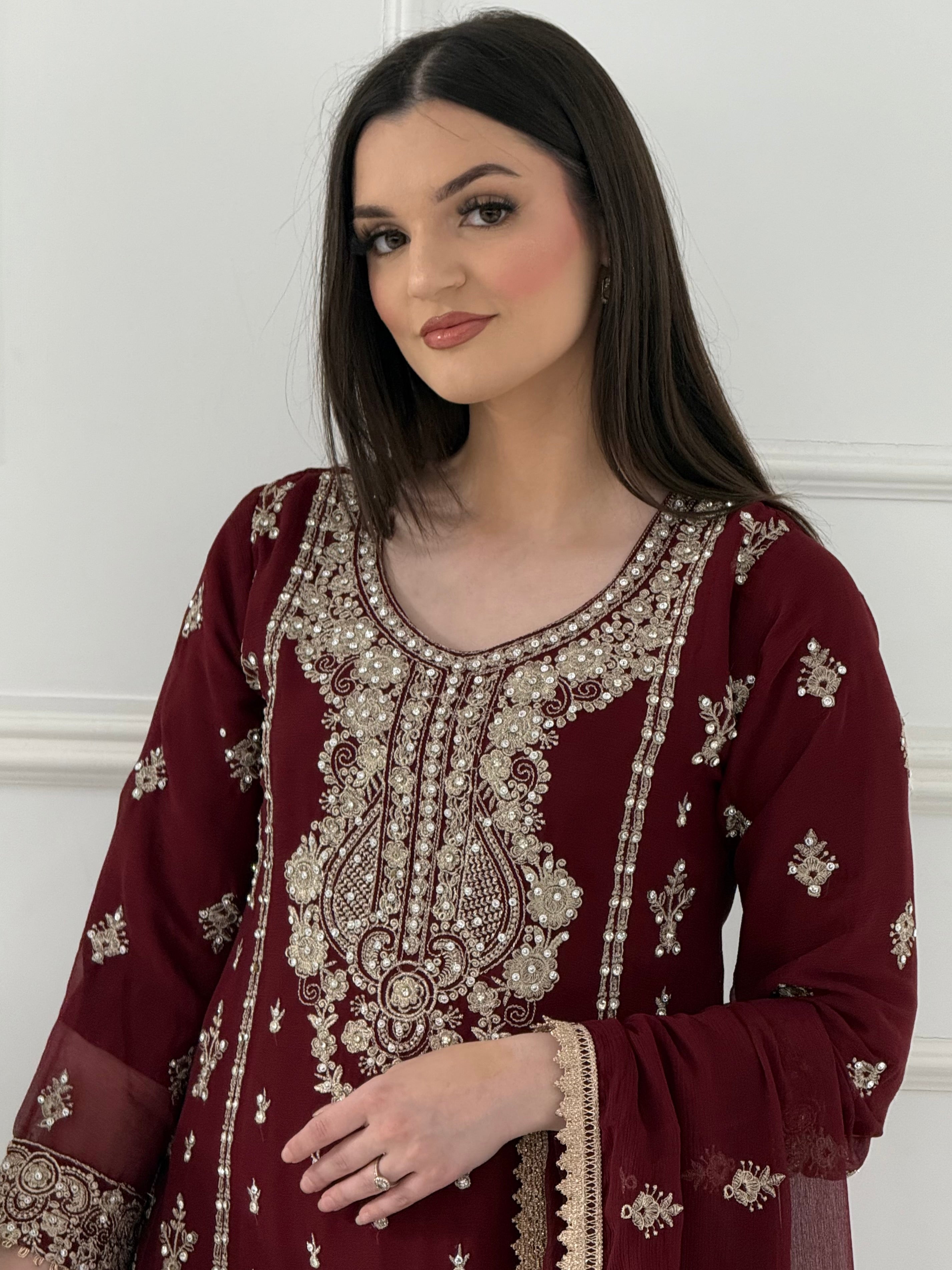 SHAZ1904 - Readymade - Chiffon - Mummy n Me Outfit