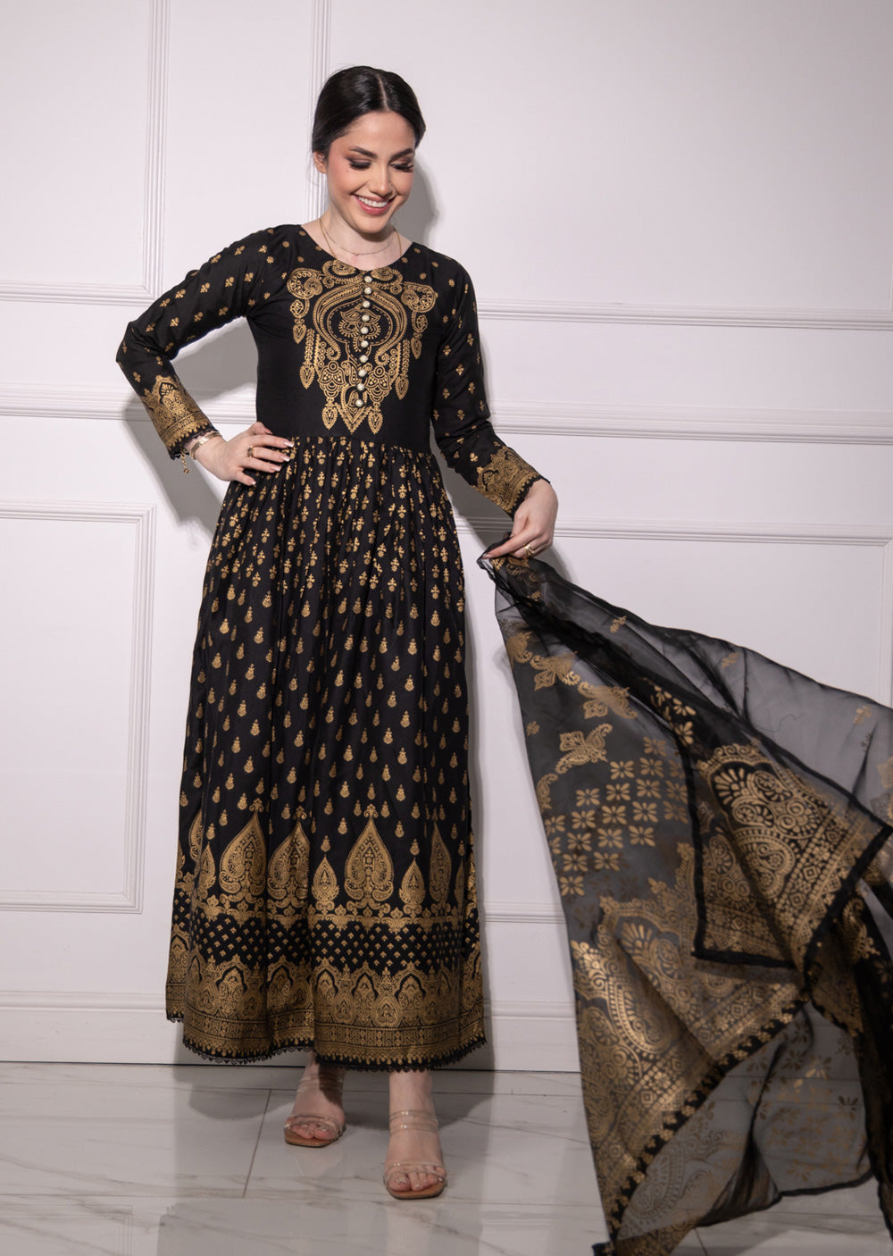 HK245 Gavinchi - Readymade Mother & Daughter Dress