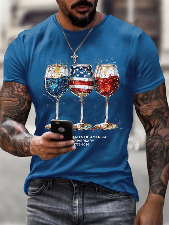 Men's America 250th Anniversary Print T-Shirt