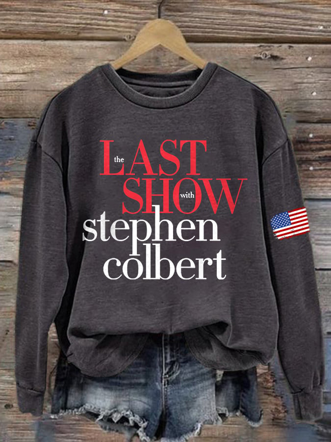 🔥Buy 3 Get 15% Off🔥Retro Last Show Print Sweatshirt