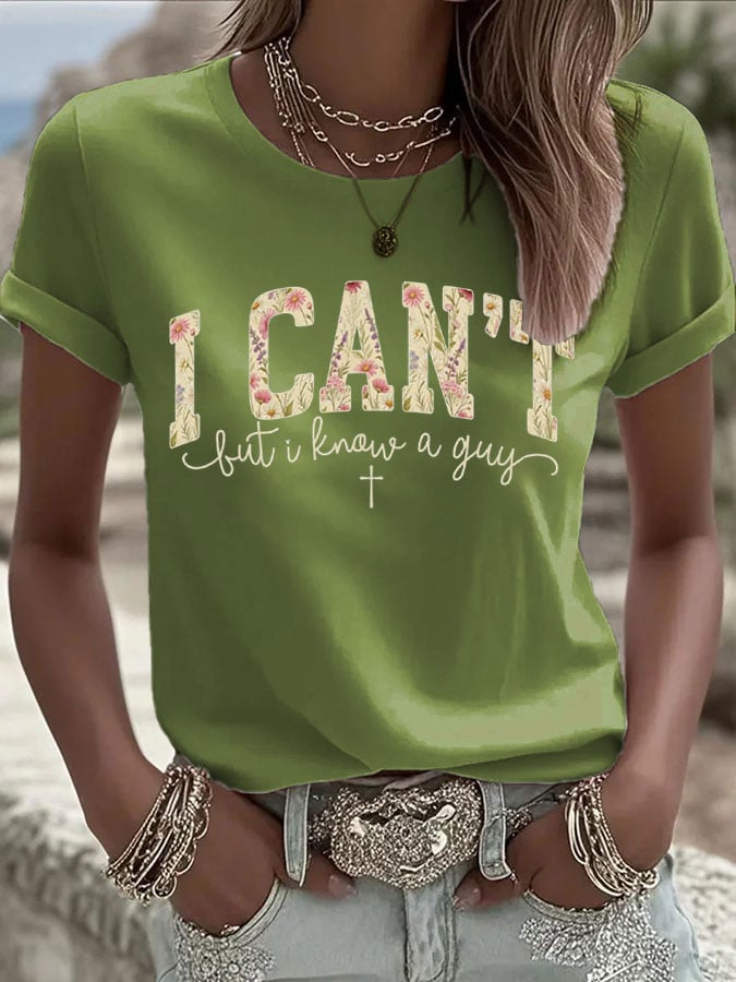 Women's Faith Printed Casual T-Shirt