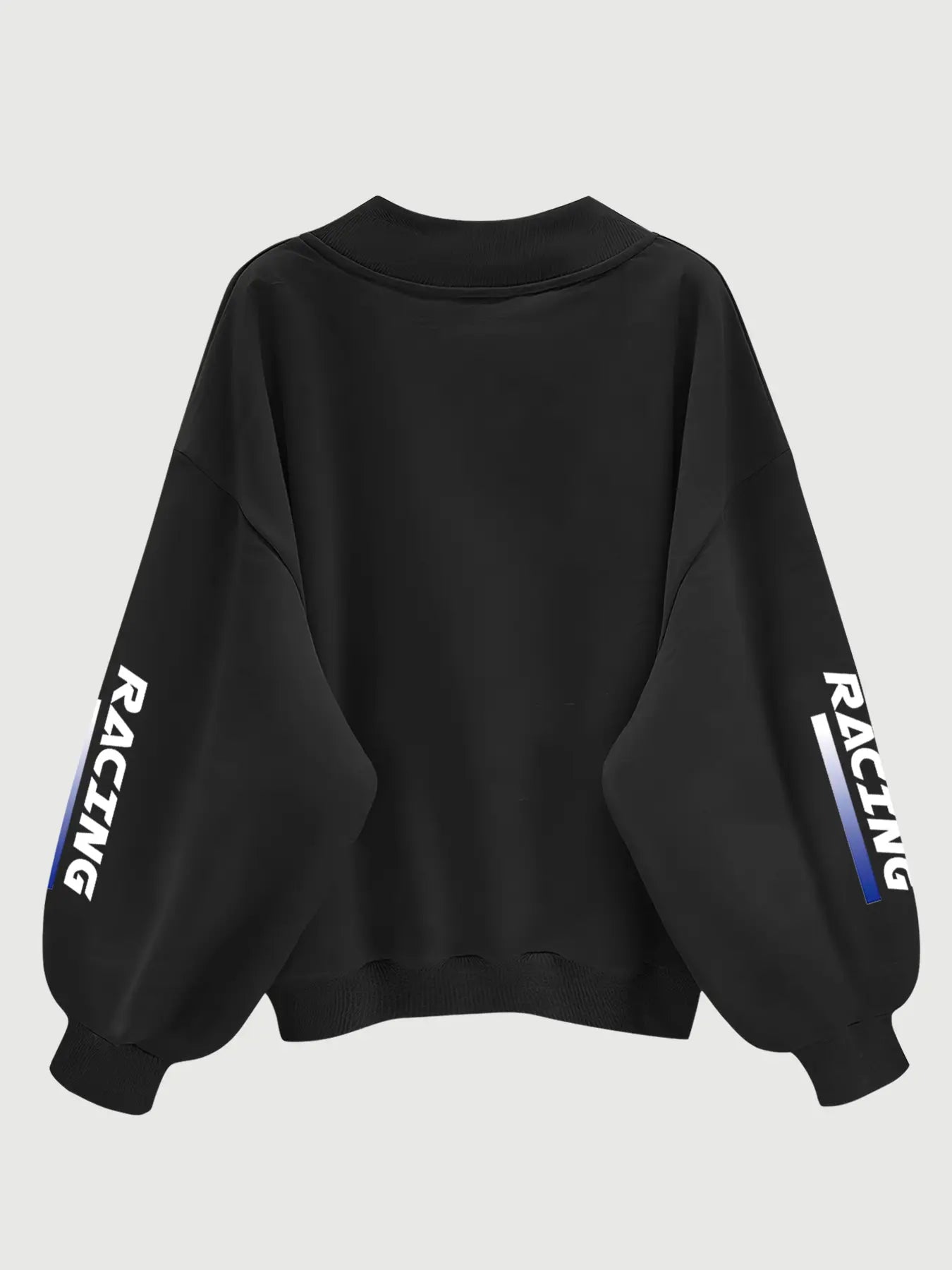 Women's Number Print V Neck Sweatshirt, Casual Long Sleeve Pullover for Fall & Winter, Women's Clothes for Daily Wear, Womenswear Tops