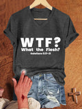 Women'S Casual Faith Short Sleeve T-Shirt