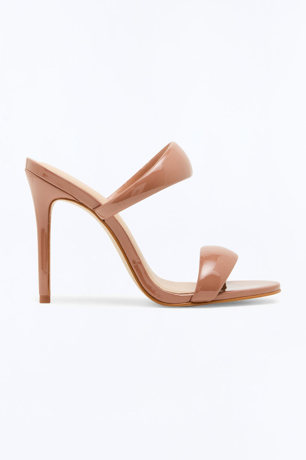 Steve Madden Saturn Patent Stiletto Heels - Mocha