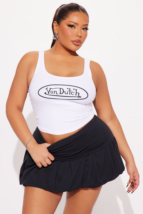 Von Dutch Ribbed Tank Top